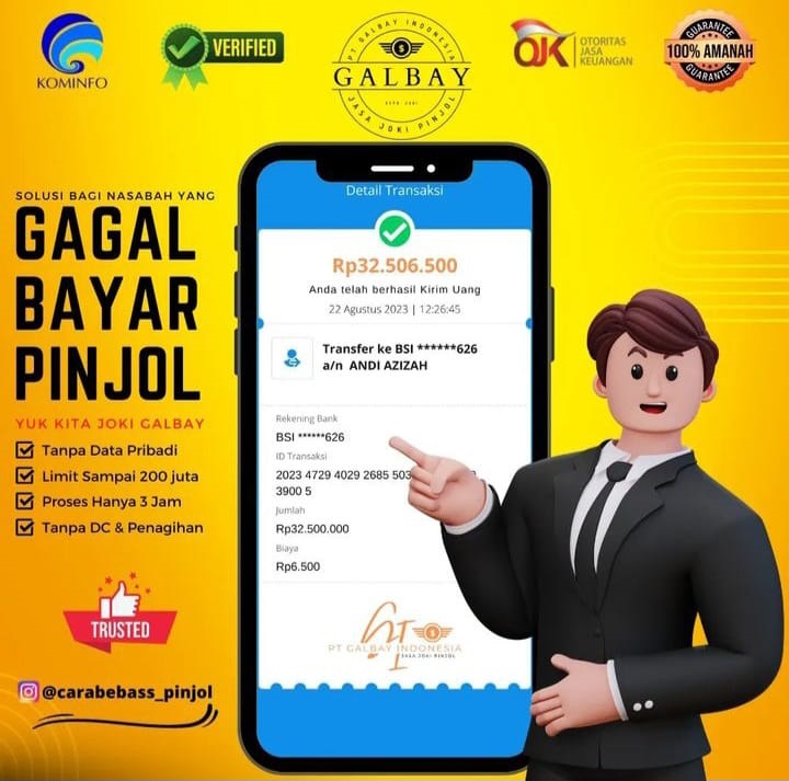 Wow! Data OJK 2023 Menyebutkan Warga Sumsel Hutang Pinjol Capai Rp 1 Triliun Lebih.