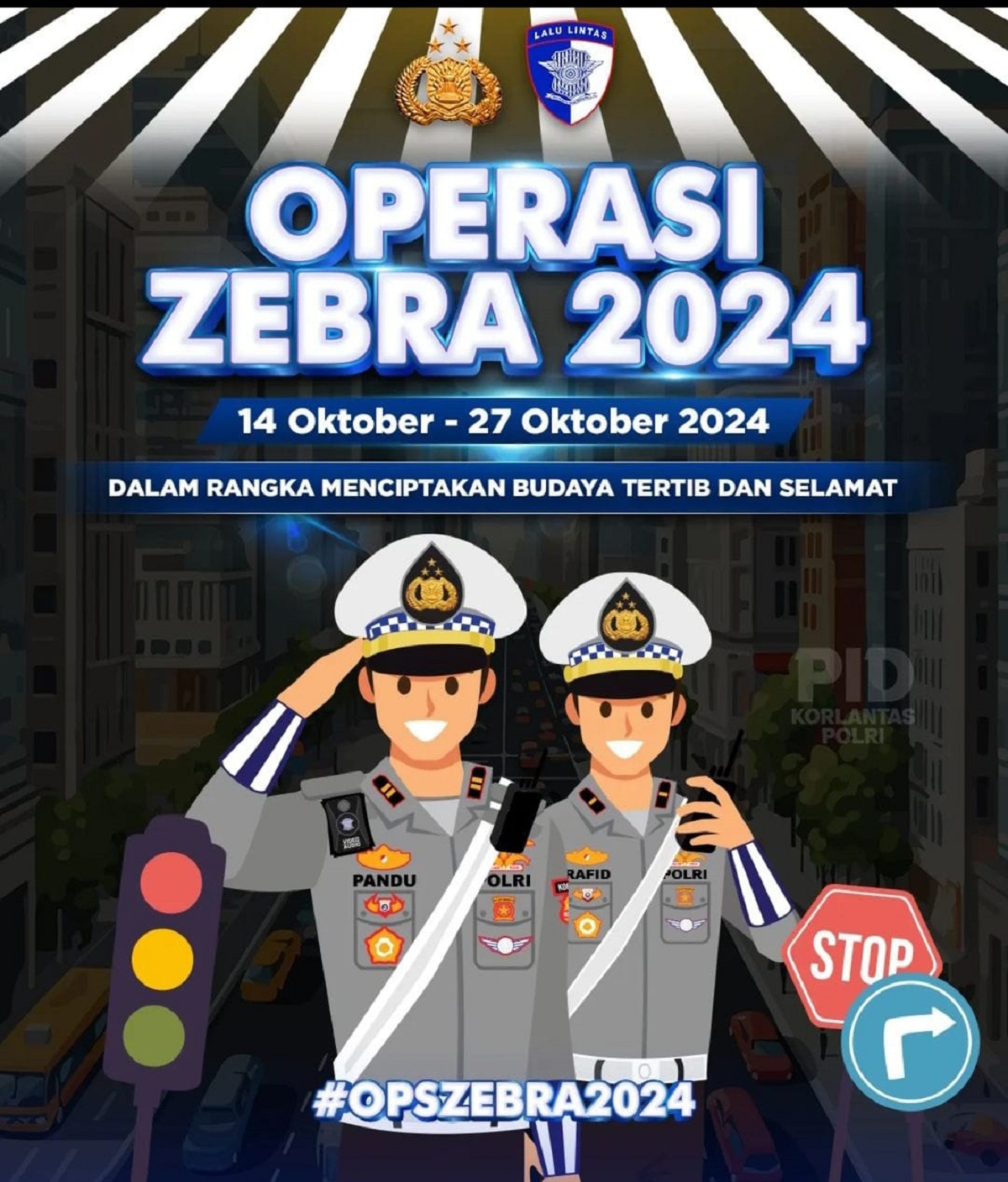 Catat Mulai Hari Ini Hingga 2 Minggu Kedepan, Polri Gelar Operasi Zebra