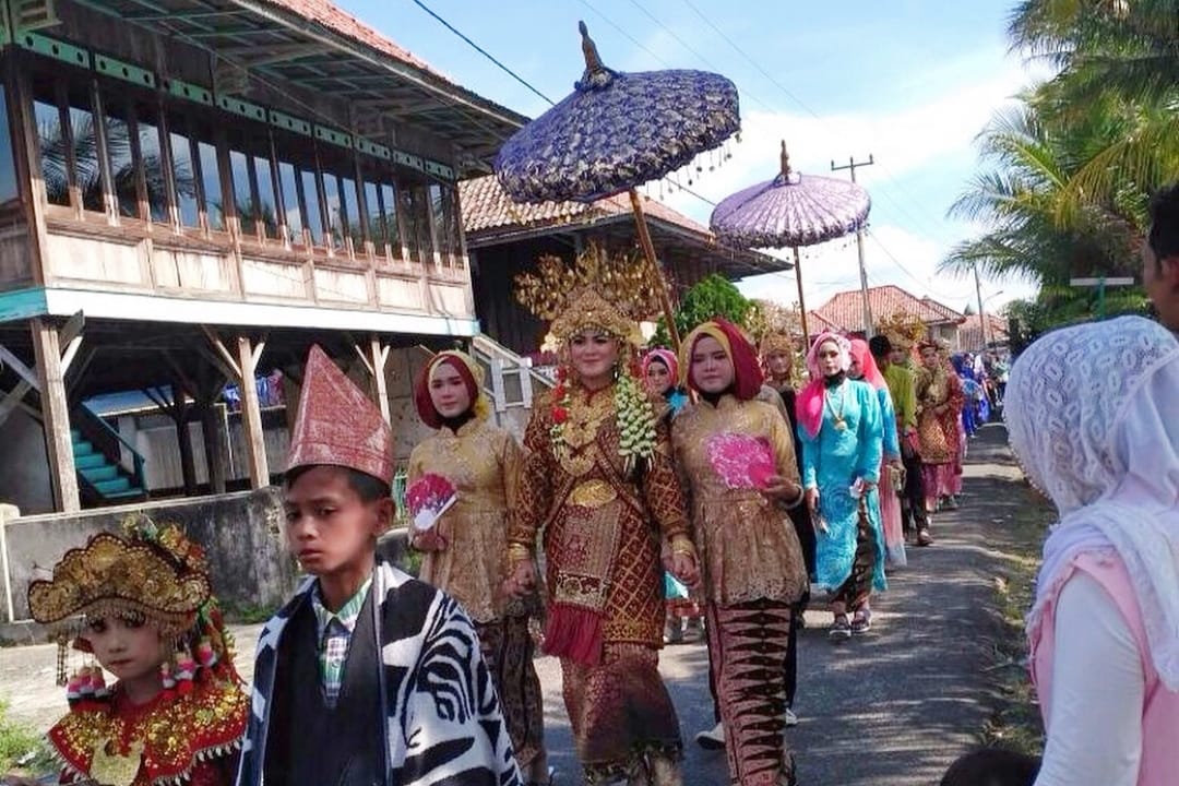 Tradisi Midang Morge Siwe Masyarakat Kayuagung, Ternyata Lahir dari Kisah Cinta Julia dan Bastari pada Abad 16