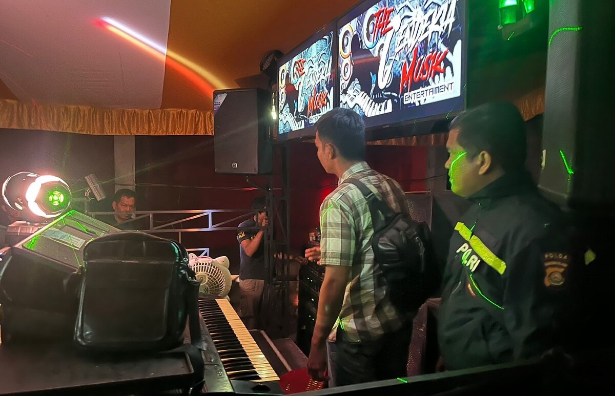 Tak Hiraukan Larangan, Timsus Macan Komering Polres OKI dan Polsek Lempuing Jaya Bubarkan Pesta Musik Remix OT