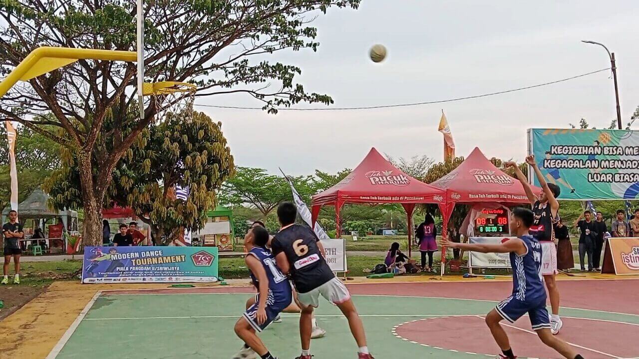 SMA Negeri 2 Palembang Melaju ke Semifinal 3x3 Basketball Piala Pangdam II Sriwijaya