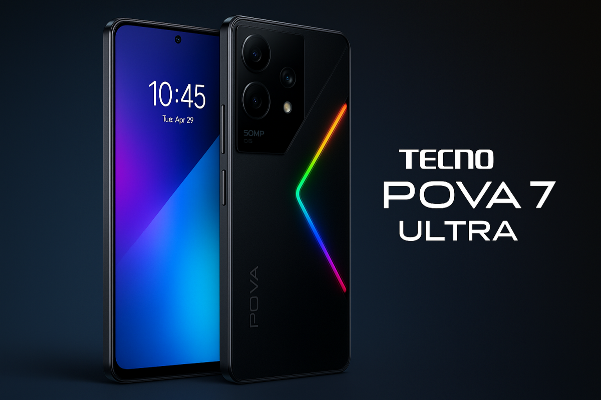 Tecno Pova 7 Ultra Bocoran: Desain LED Futuristik & Warna Berubah!