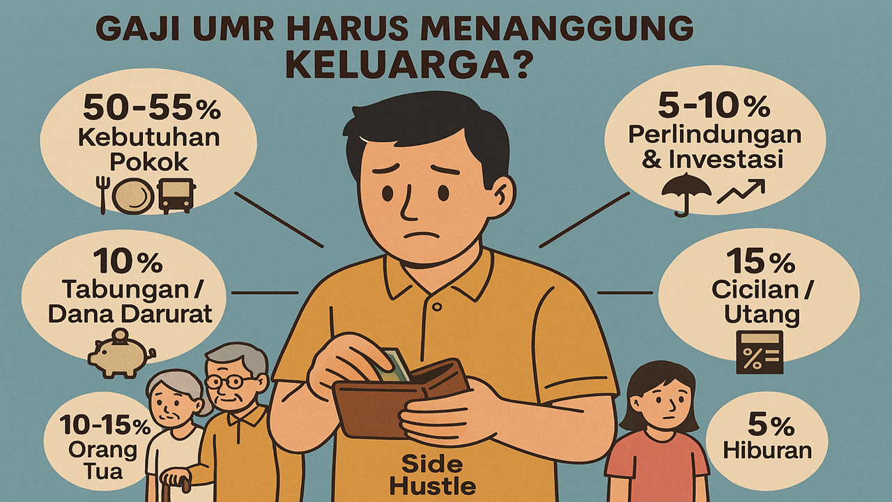 Gaji UMR tapi Harus Menanggung Keluarga? Ini Cara Sandwich Generation Bertahan