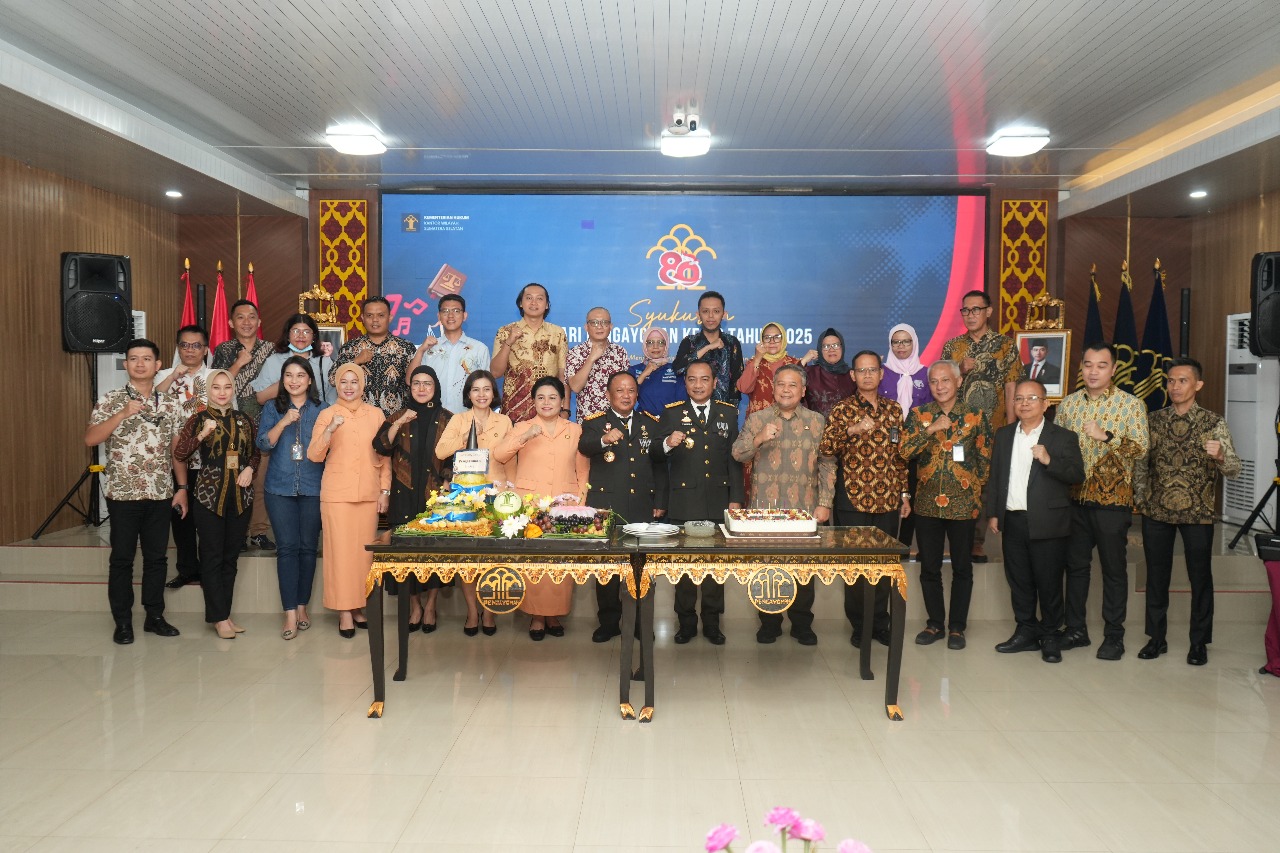 Gelar Tasyakuran HUT Pengayoman ke-80: Kanwil Kemenkum Sumsel Apresiasi Mitra Kerja