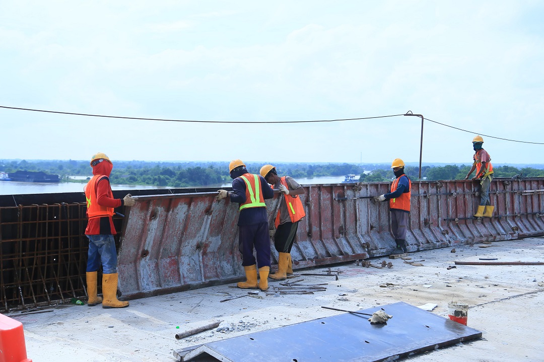 Jembatan Musi V akan Difungsikan pada Arus Mudik dan Balik Idul Fitri 