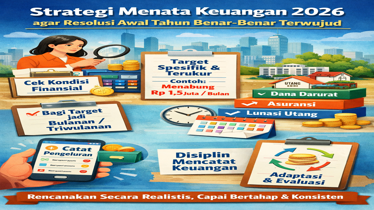 Strategi Menata Keuangan 2026 agar Resolusi Awal Tahun Benar-Benar Terwujud