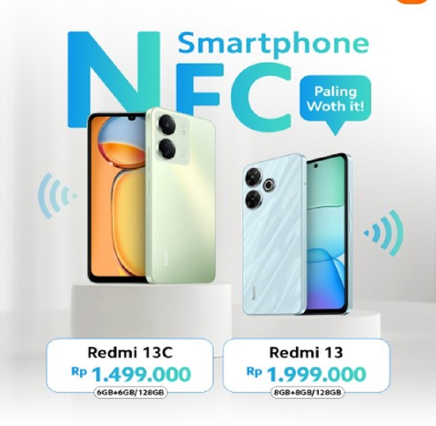 Redmi 13C dan Redmi 13: Smartphone NFC Terbaik di Bawah 2 Jutaan, Kini Hadir di Xiaomi Store Indonesia!