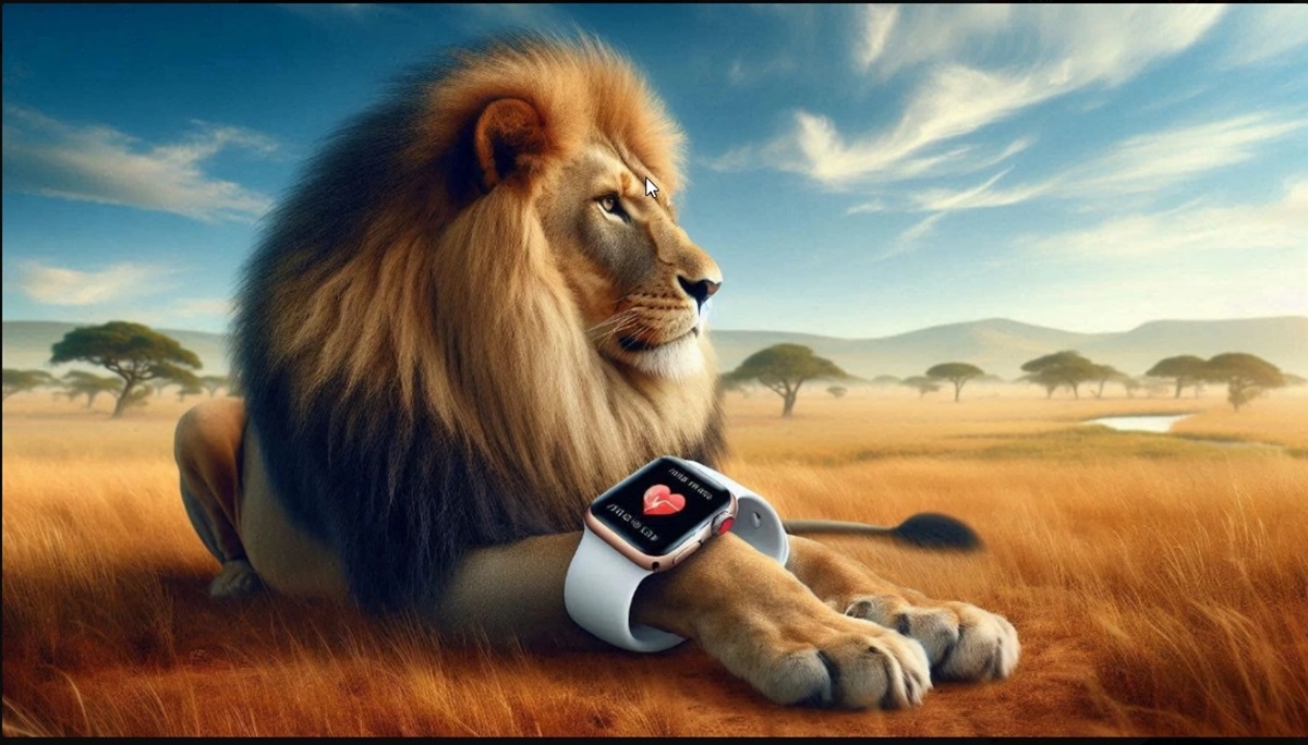 Apple Watch Dipasang Di Singa : Dokter Akan Pantau Detak Jantung Raja Rimba