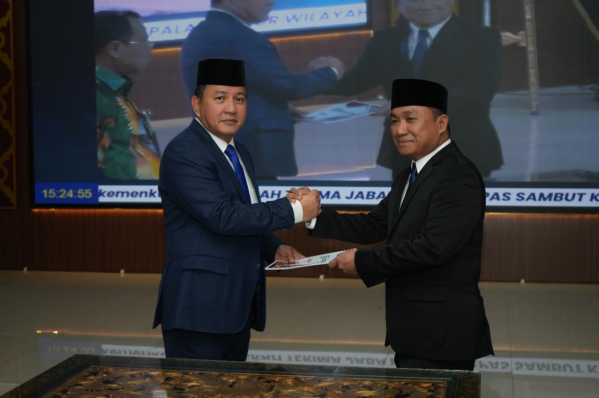 Sertijab Kakanwil Kemenkum Sumsel: Agato Pamit, Tinggalkan Jejak Prestasi