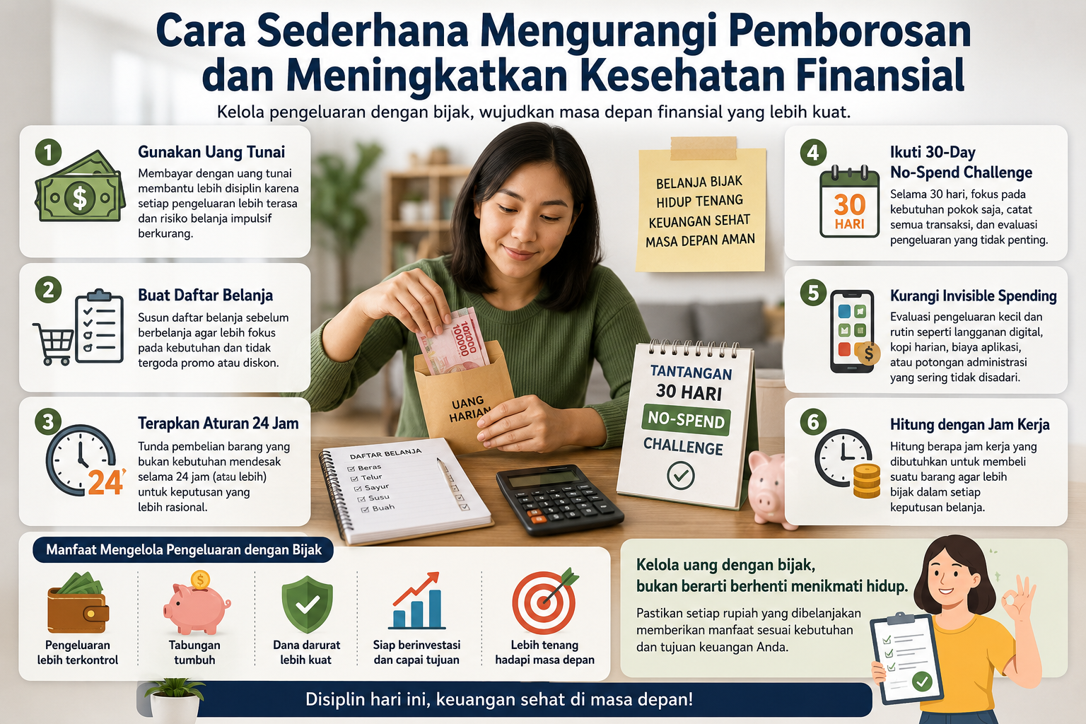 Cara Sederhana Mengurangi Pemborosan dan Meningkatkan Kesehatan Finansial