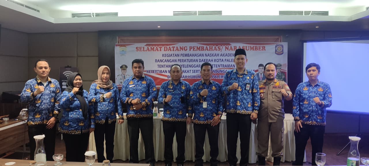 Kanwil Kemenkum Sumsel Dorong Penyempurnaan Ranperda Ketertiban Umum Kota Palembang