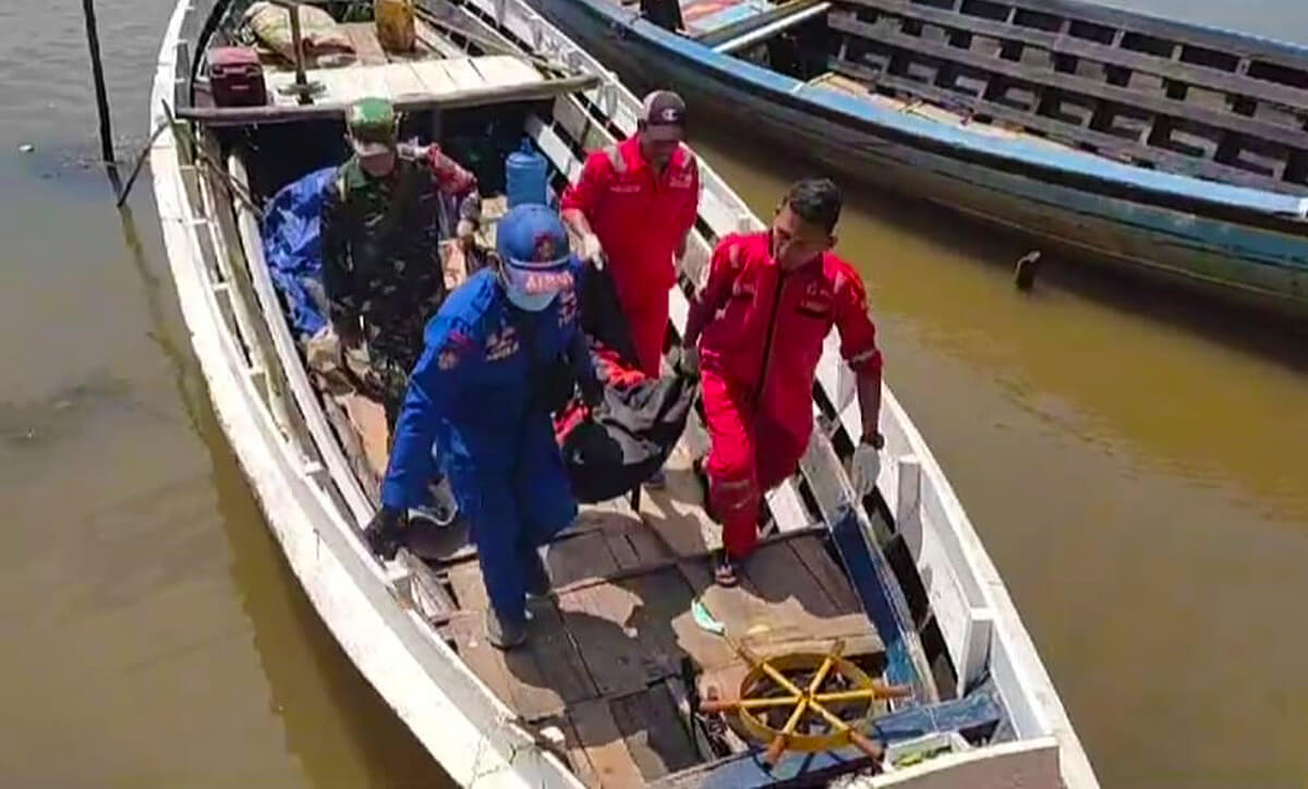 Hilang 4 Hari, Pria Diduga Mabuk yang Tenggelam di Sungai Borang Berhasil Ditemukan Tim SAR Gabungan