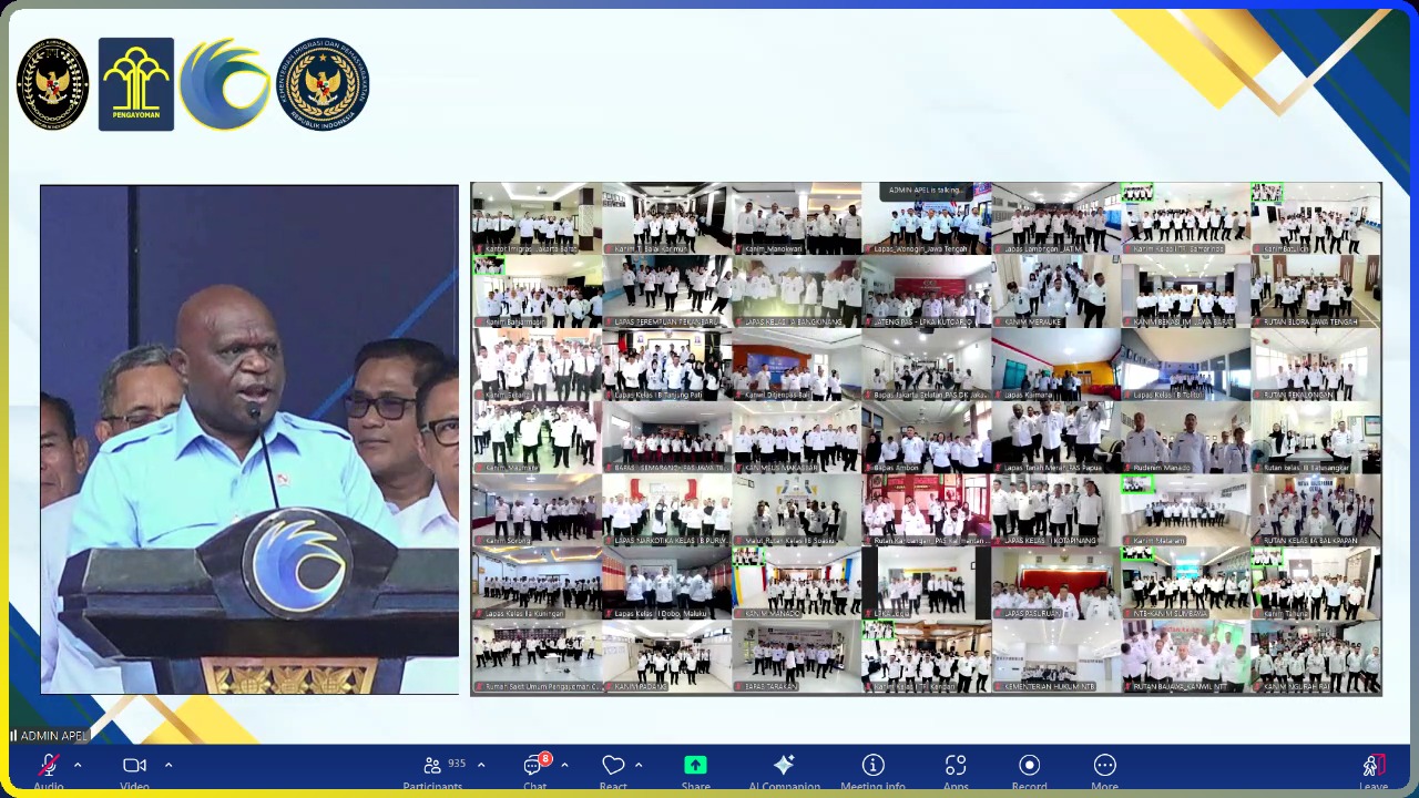 Apel Bersama Lintas Kementerian, Kakanwil Kemenkum Sumsel: Saatnya Satukan Langkah untuk Rakyat