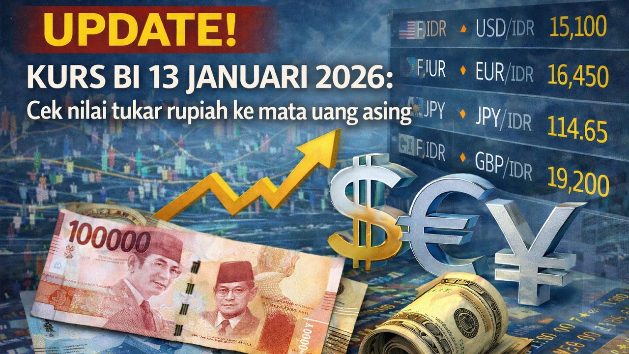 Update! Kurs BI 13 Januari 2026: Cek Nilai Tukar Rupiah ke Mata Uang Asing