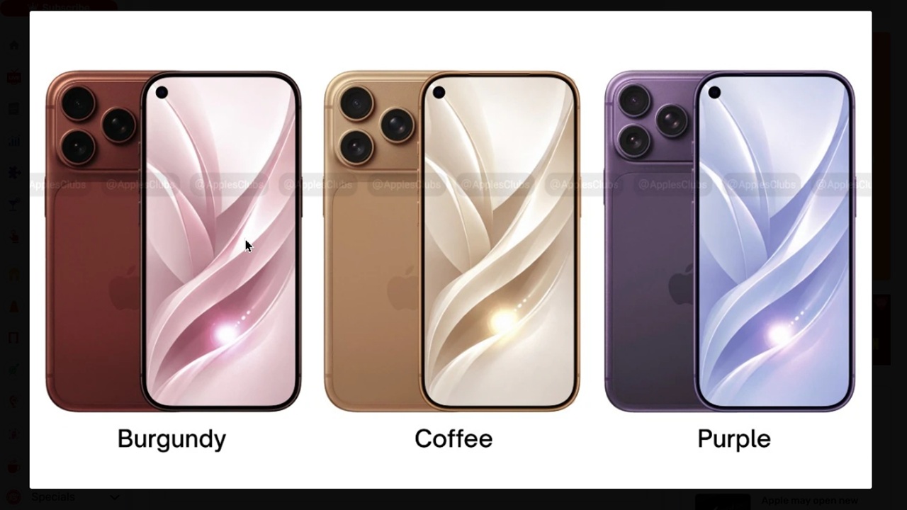 Simak! Ini Bocoran Iphone 18 Pro Max dan Iphone 18 Pro