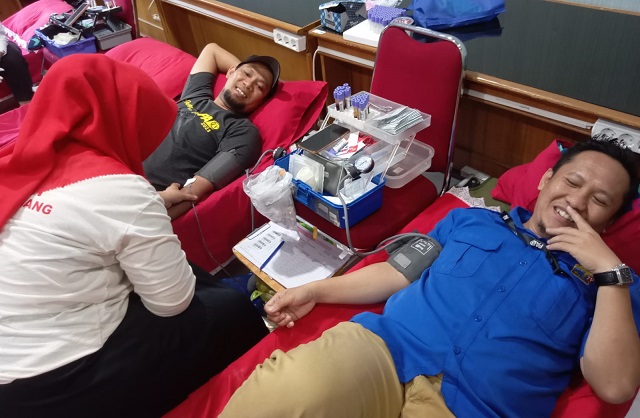 HUT Ke-77 PT Bintang Toedjoe, Kantor Cabang Palembang Gelar Donor Darah