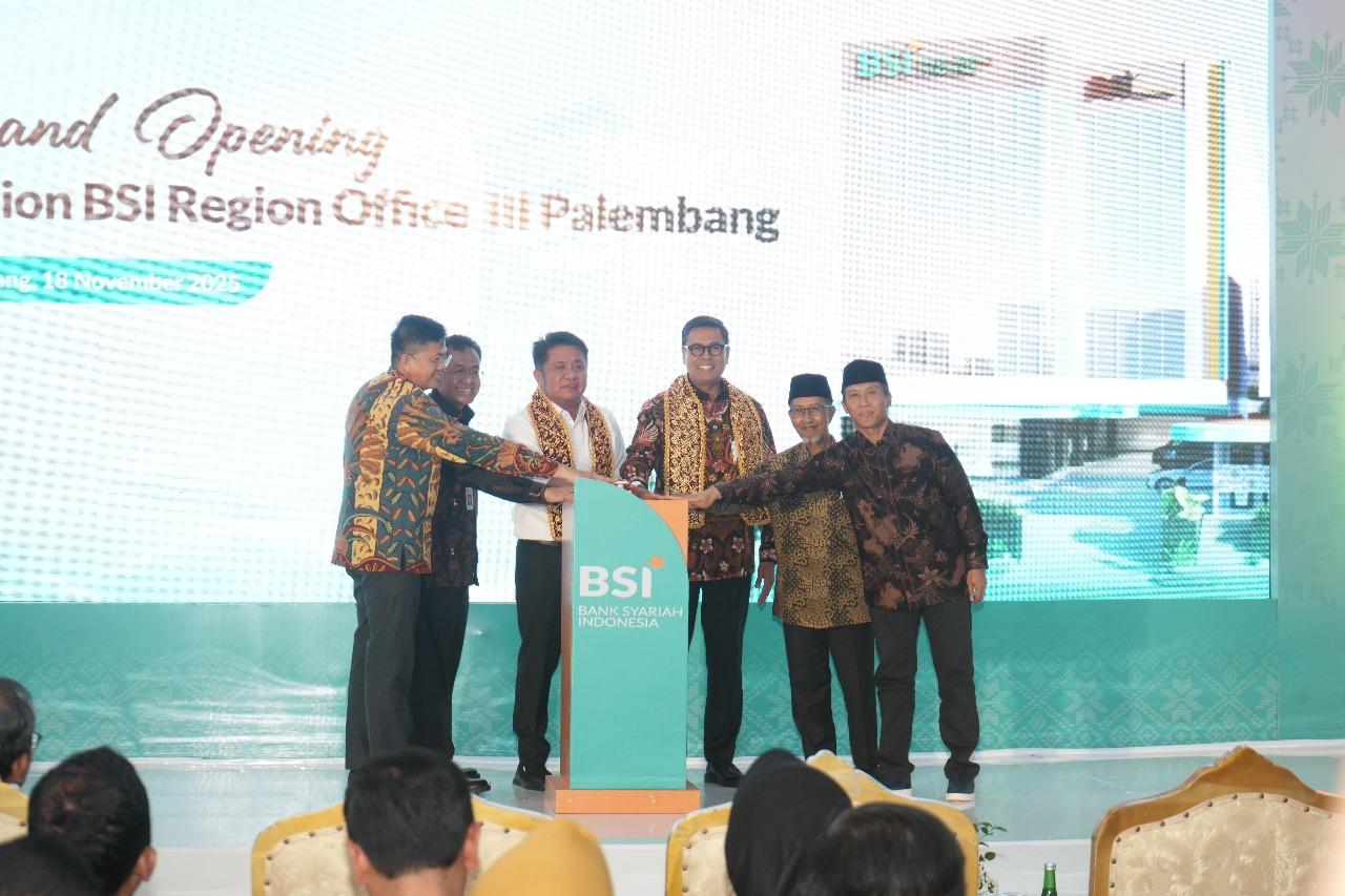 Kemenkum Sumsel Apresiasi Peresmian Gedung Baru BSI Palembang sebagai Mitra Strategis