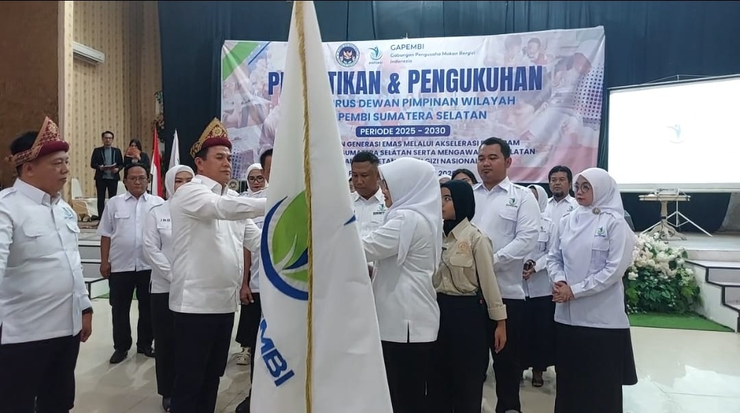 Pelantikan DPW GAPEMBI Sumsel 2025-2030 Dukung Program MBG