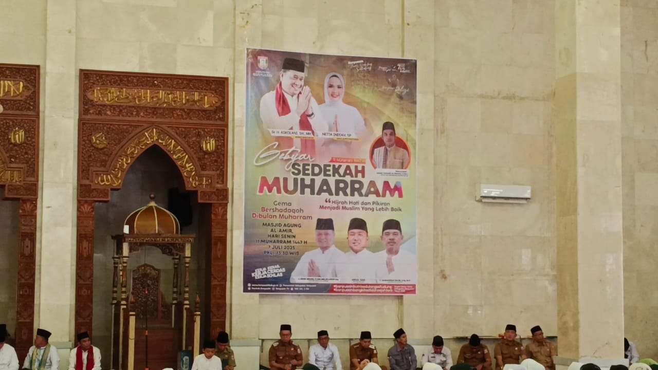 Peringati Tahun Baru Islam, Pemkab Banyuasin Berbagi kepada yang Membutuhkan. 
