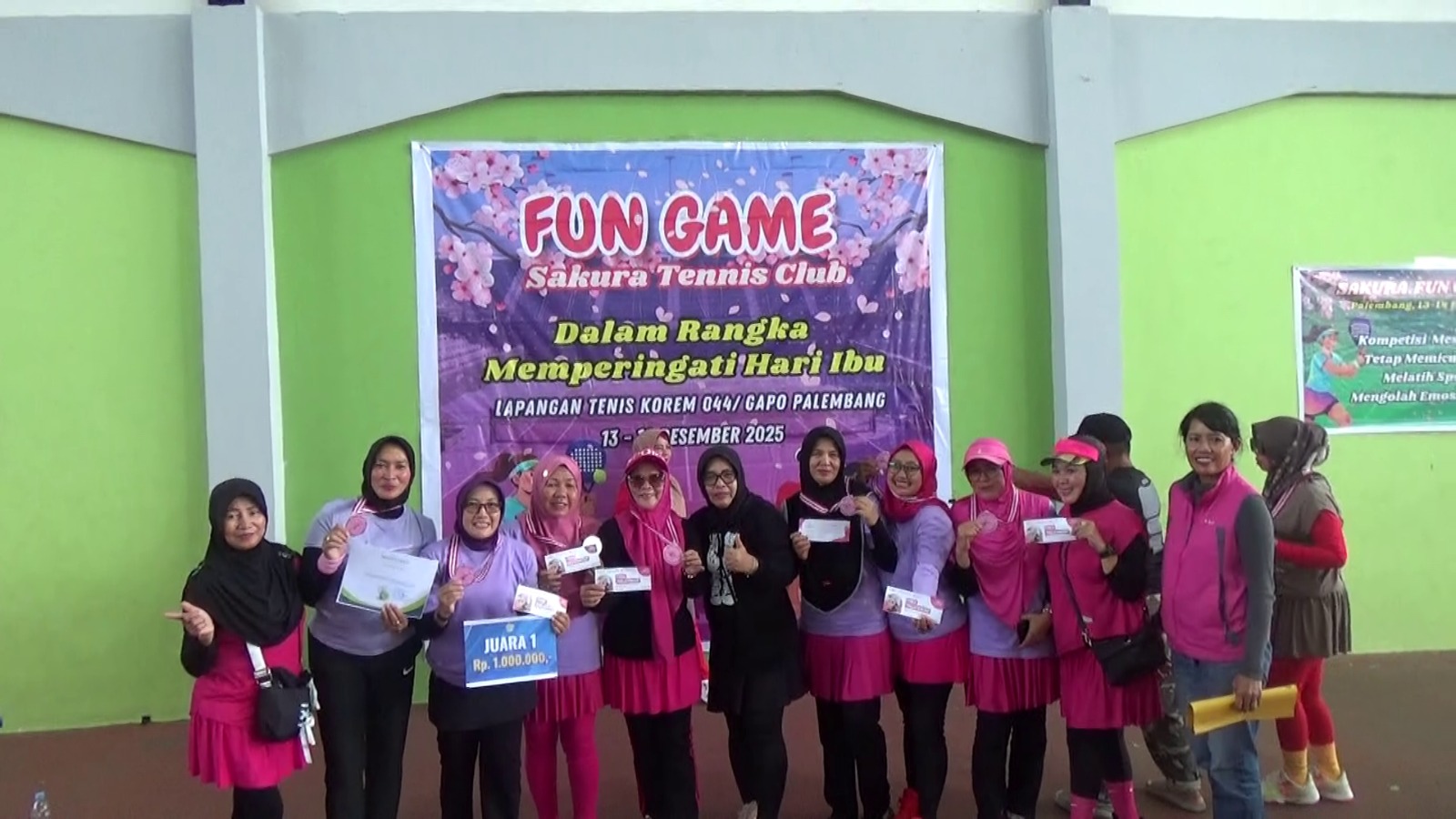 Fun Game Sakura Tennis Ditutup Penuh Antusias