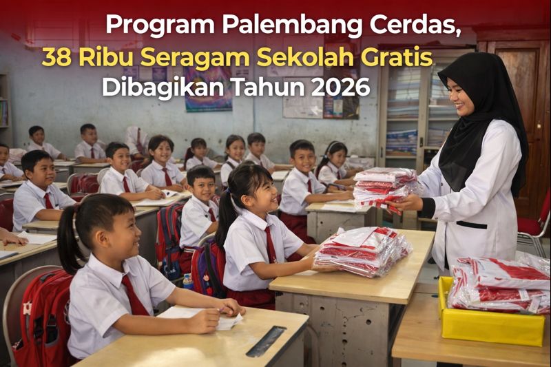 38 Ribu Seragam Sekolah Gratis Ditargetkan Dibagikan pada 2026