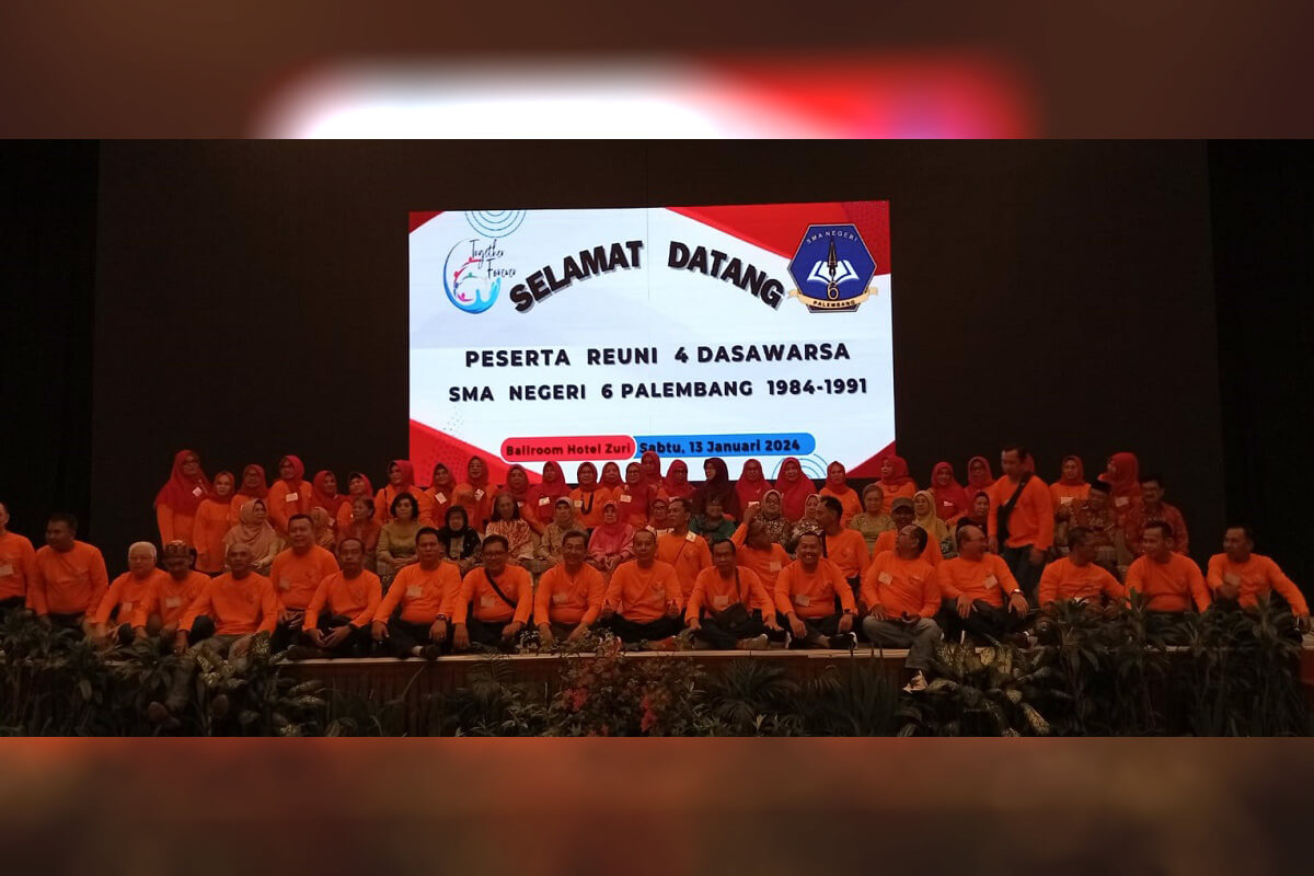 SMA Negeri 6 Palembang Gelar Reuni Akbar Lintas Angkatan Tahun 2024