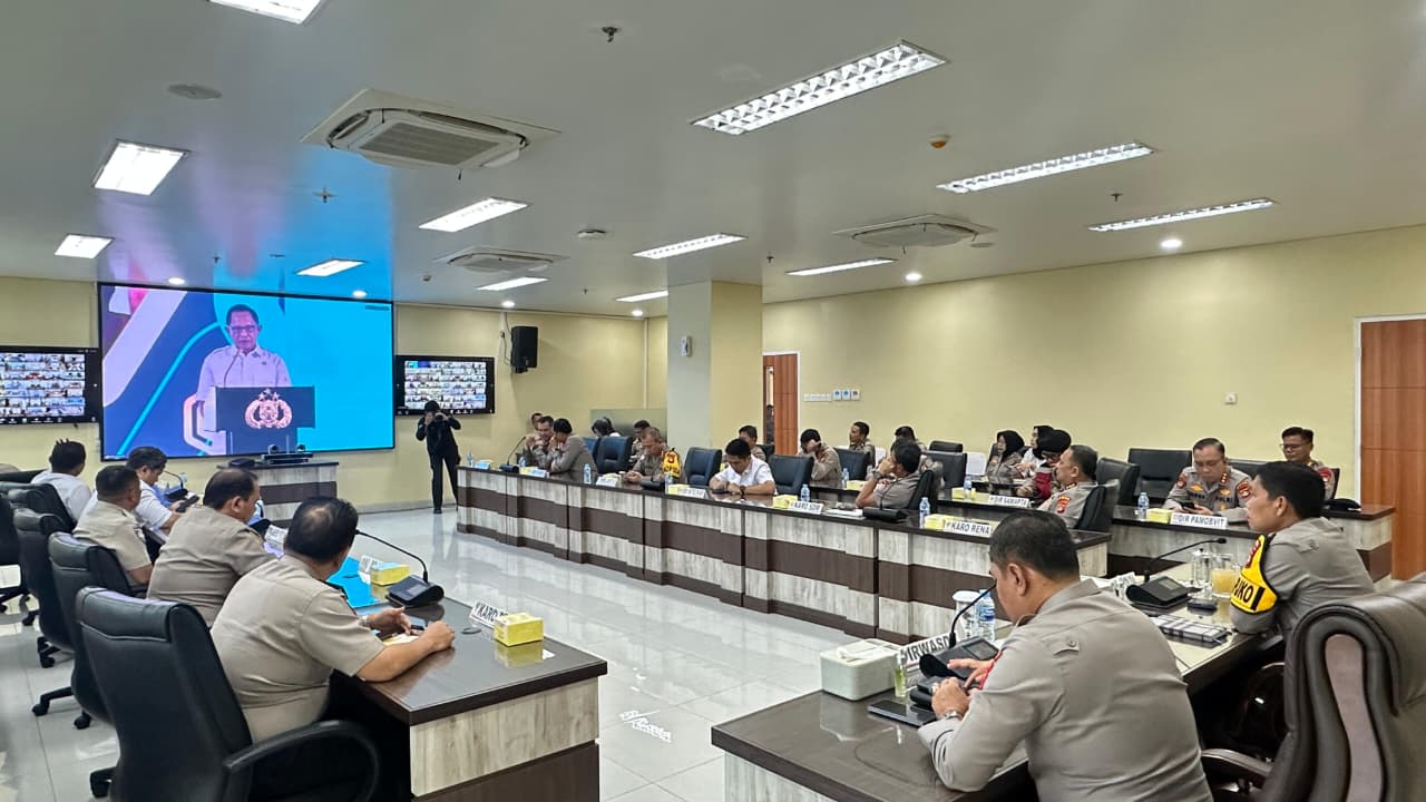 Rapim Polri 2026, Polda Sumsel Perkuat Komitmen Jaga Kamtibmas