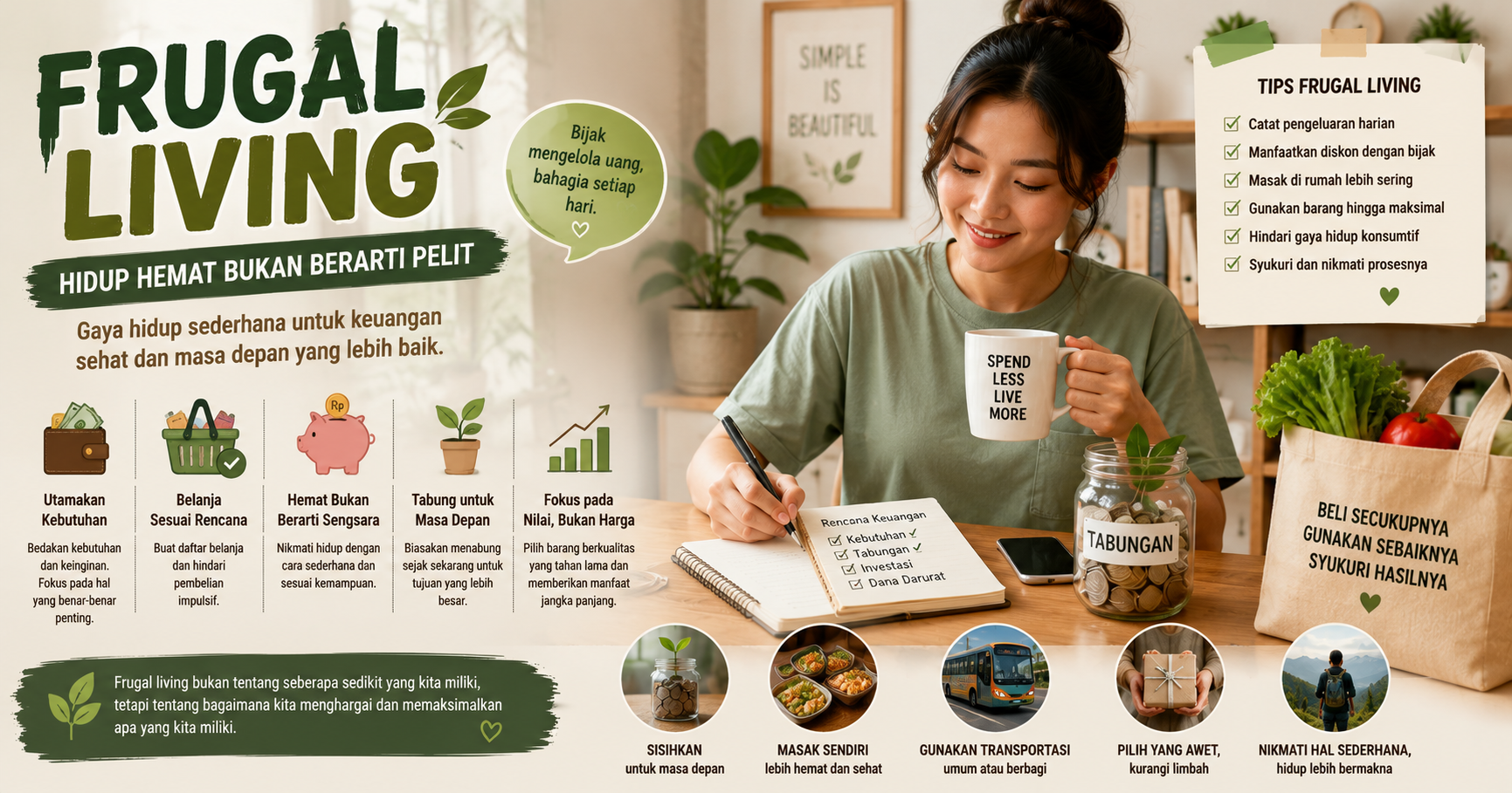 Frugal Living: Hidup Hemat Bukan Berarti Pelit
