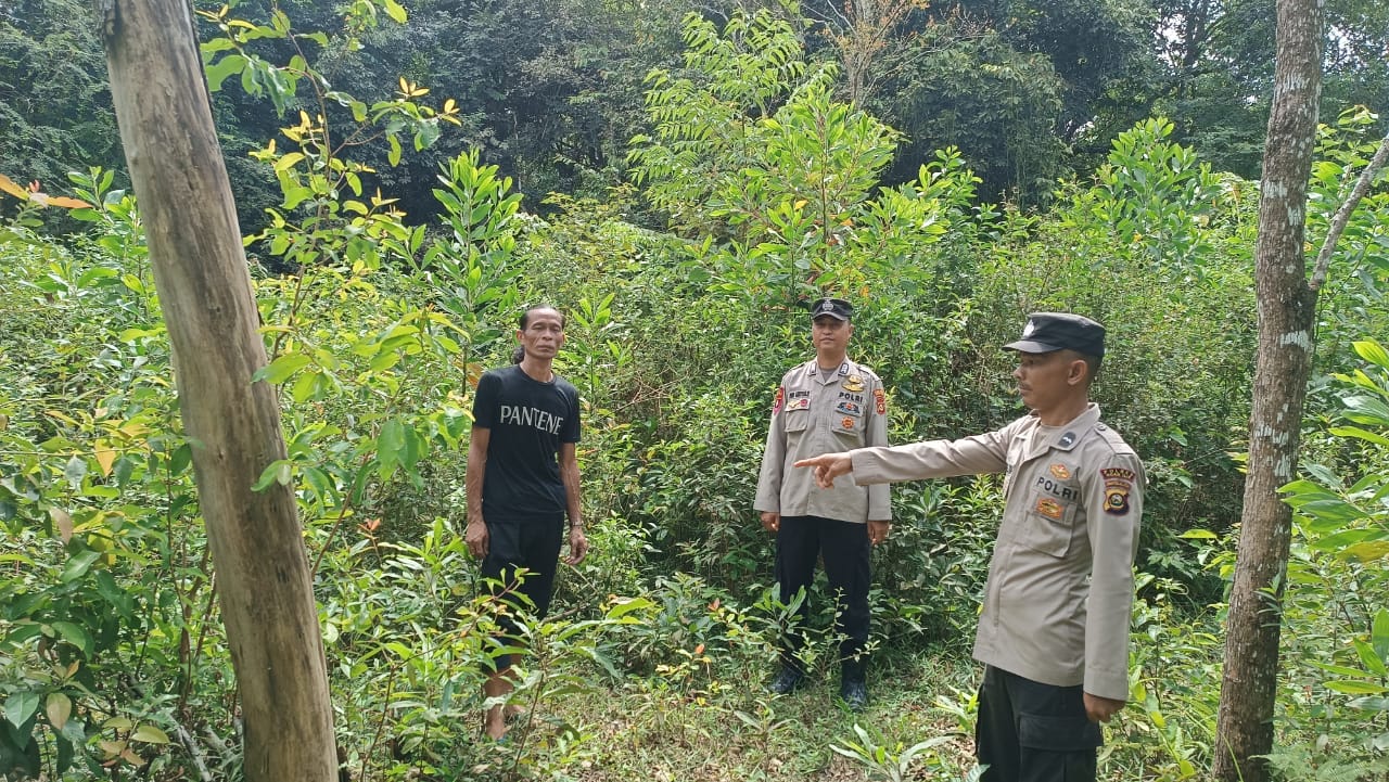 Antisipasi Karhutla, Polsek Tanjung Batu Imbau Warga di Wilayah Rawan