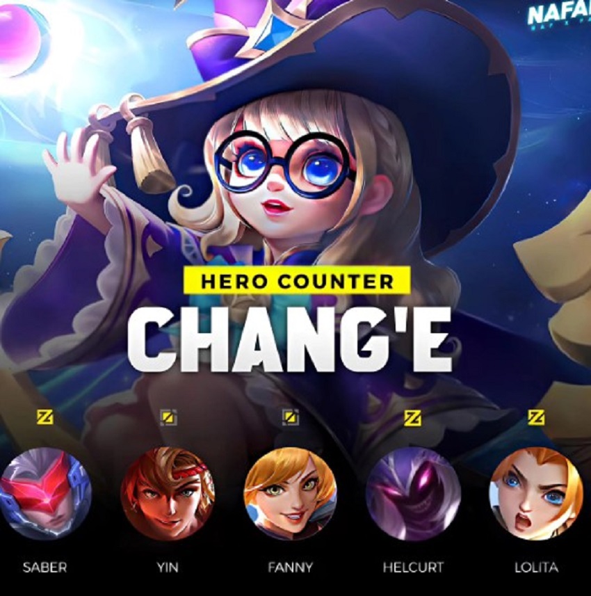 5 Counter Hero Efektif untuk Mengalahkan Chang'e: Saber, Yin, Fanny, Helcurt, dan Lolita