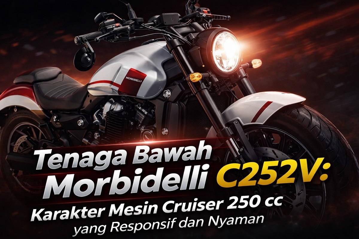 Tenaga Bawah Morbidelli C252V: Karakter Mesin Cruiser 250 cc yang Responsif dan Nyaman