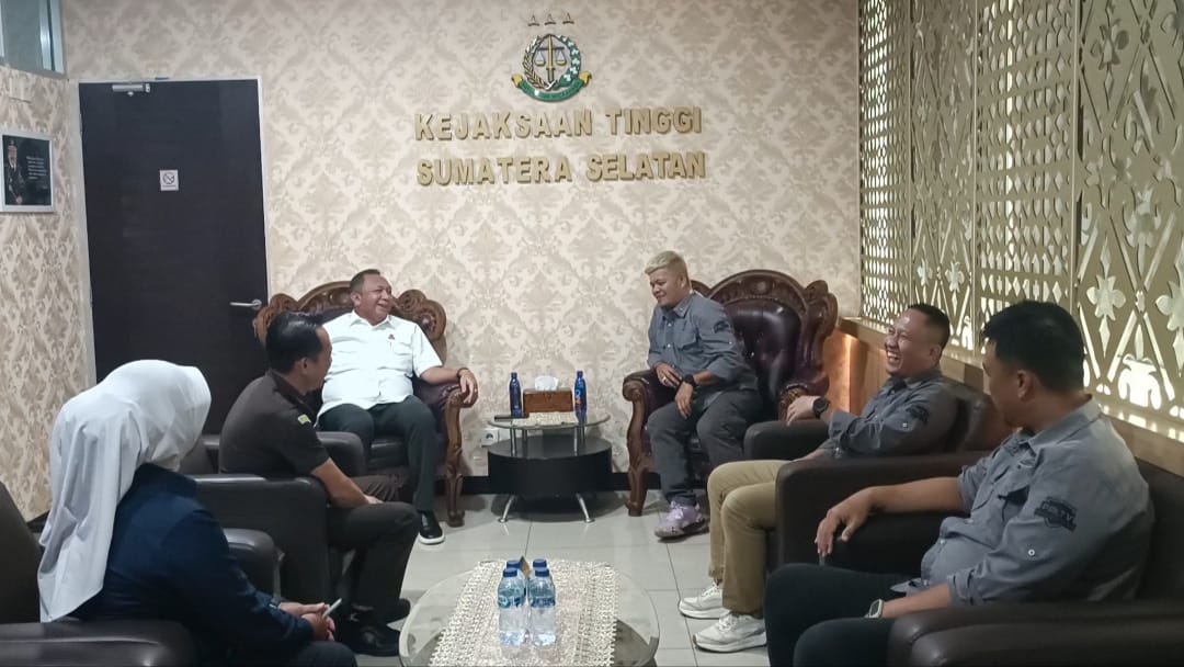 PALTV Jalin Silaturahmi dan Bahas Penguatan Kerja Sama dengan Kejati Sumsel Khususnya Program Jaksa Menyapa