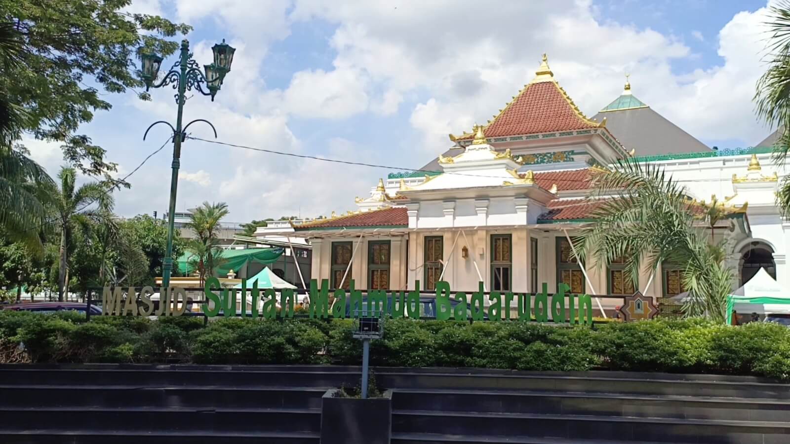 Pengurus Masjid Agung SMB Jayo Wikramo Palembang Persiapkan Pelaksanaan Salat Idulfitri 1445 Hijriah