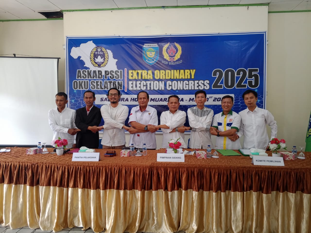 Kongres PSSI OKU Selatan Lahirkan Ketua Baru