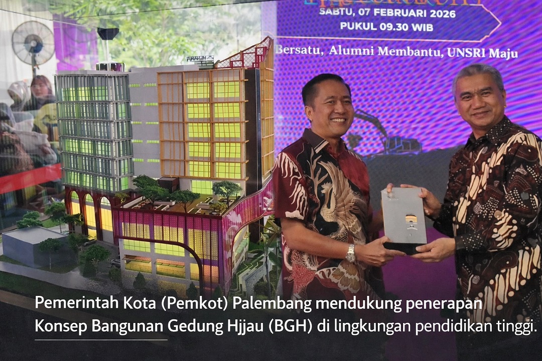 Pemkot Palembang Apresiasi Gedung Hijau FT Unsri 