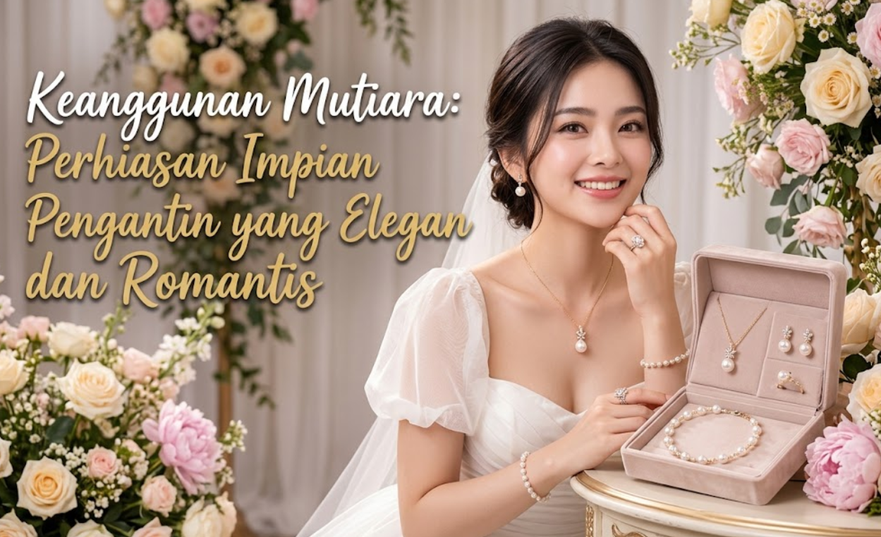 Set Perhiasan Mutiara, Hadiah Elegan untuk Pasangan Tersayang