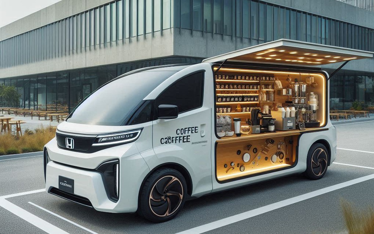 Transformasi Kreatif, Honda N-VAN EV Prototype Jadi Kedai Kopi Bergerak