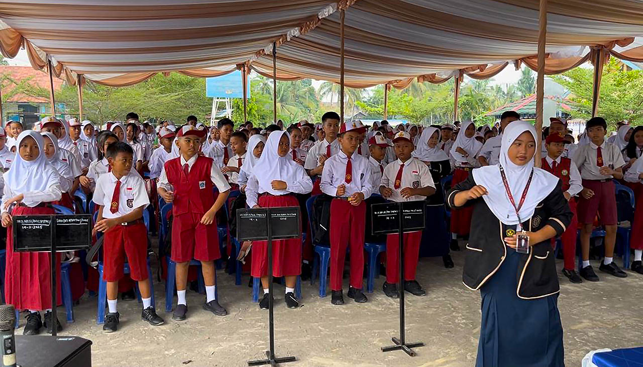 Antusiasme Murid Baru di Kabupaten PALI Ikuti MPLS Hari Pertama