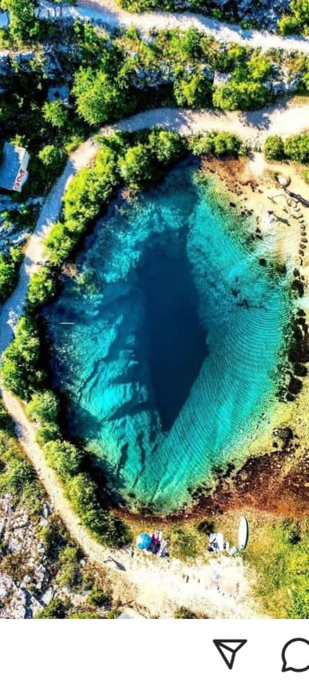 Mata Bumi di Kroasia, Sungai yang Berbentuknya Mata Indah