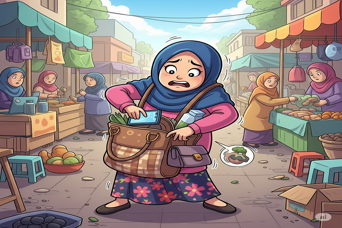Pelajar SMA di Palembang Kecopetan Saat Belanja, Dua HP Raib dari Tas Ibunya