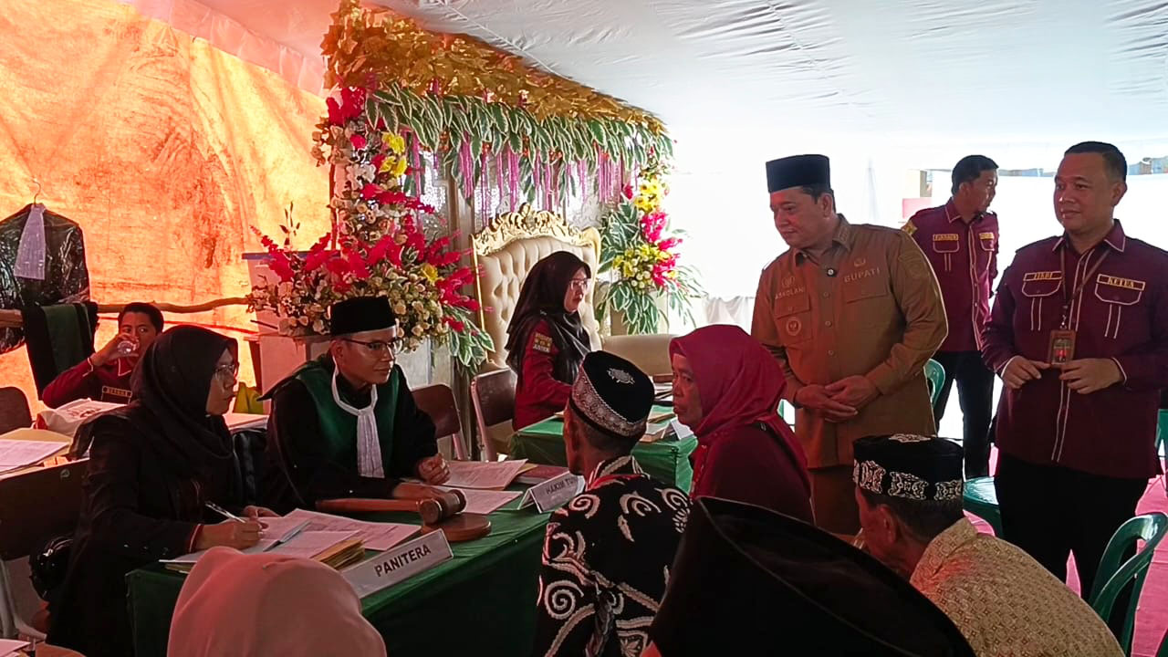 55 Pasangan Suami Istri di Banyuasin Ikuti Sidang Isbat Nikah
