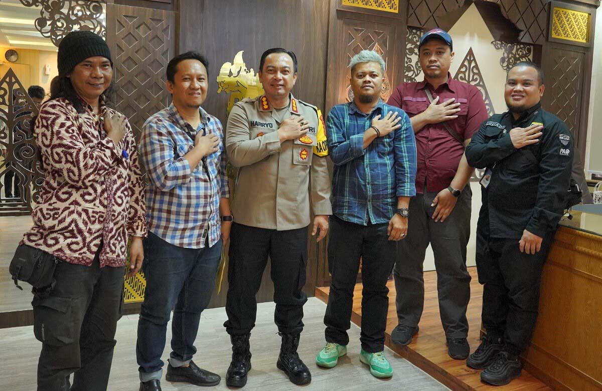 Promosikan Program Podcast Digital, Manajemen PALTV Audiensi dengan Kapolrestabes Palembang