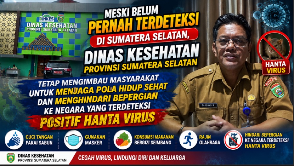 Sumsel Negatif Hanta Virus, Masyarakat Tetap Diminta Waspada 