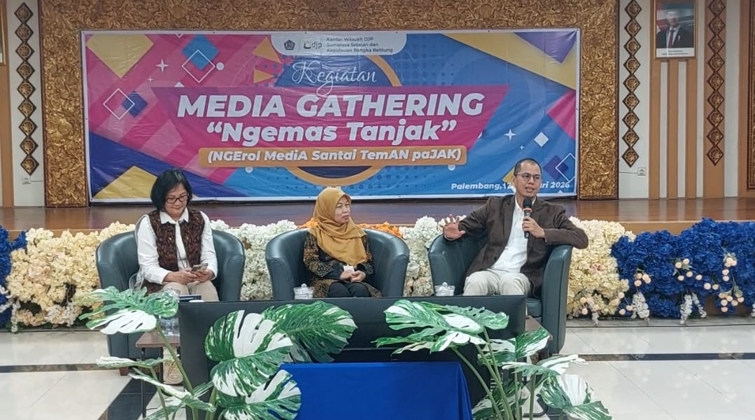 Ngemas Tanjak, Kanwil DJP Sumsel Babel Pererat Sinergi dengan Media 