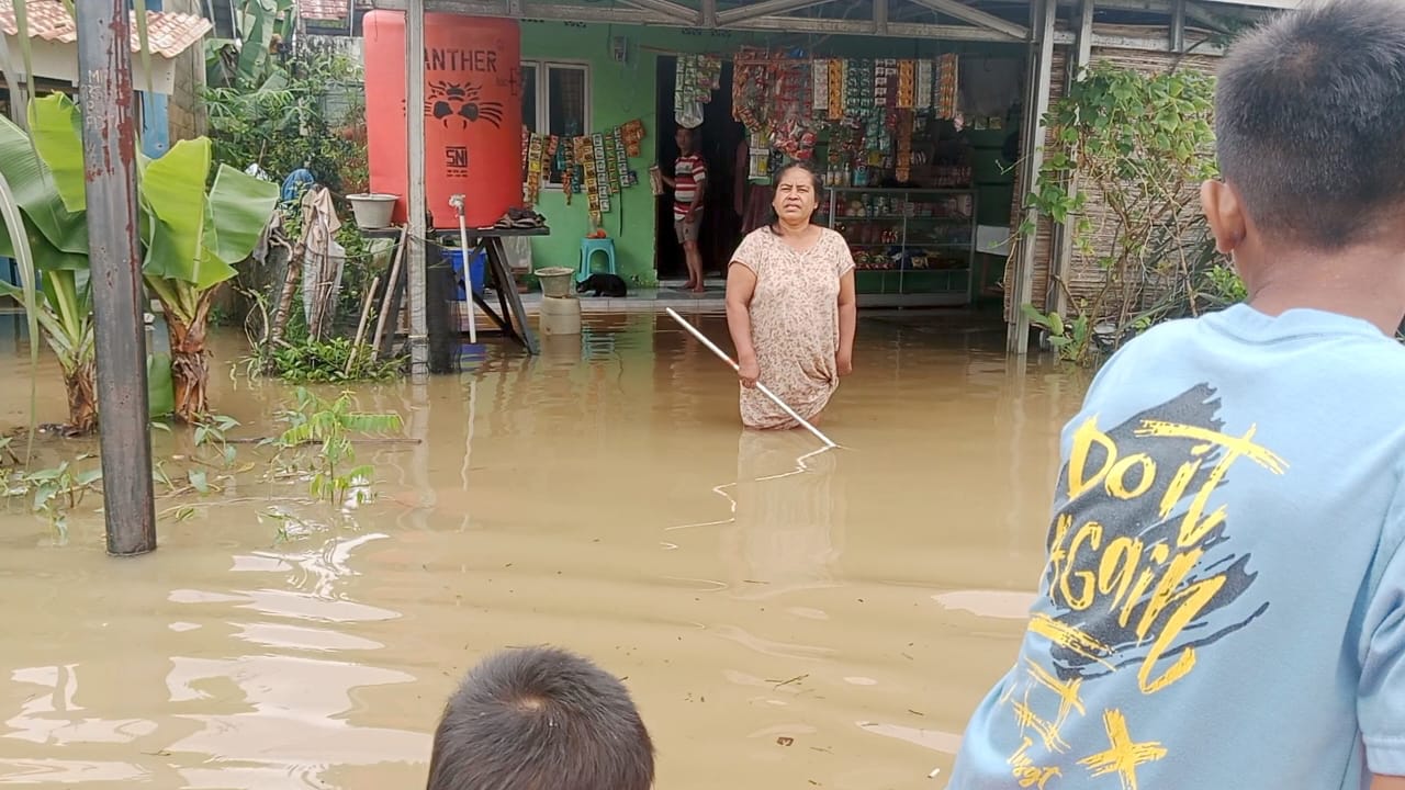 4 Perumahan di Kecamatan Talang Kelapa Terendam Banjir