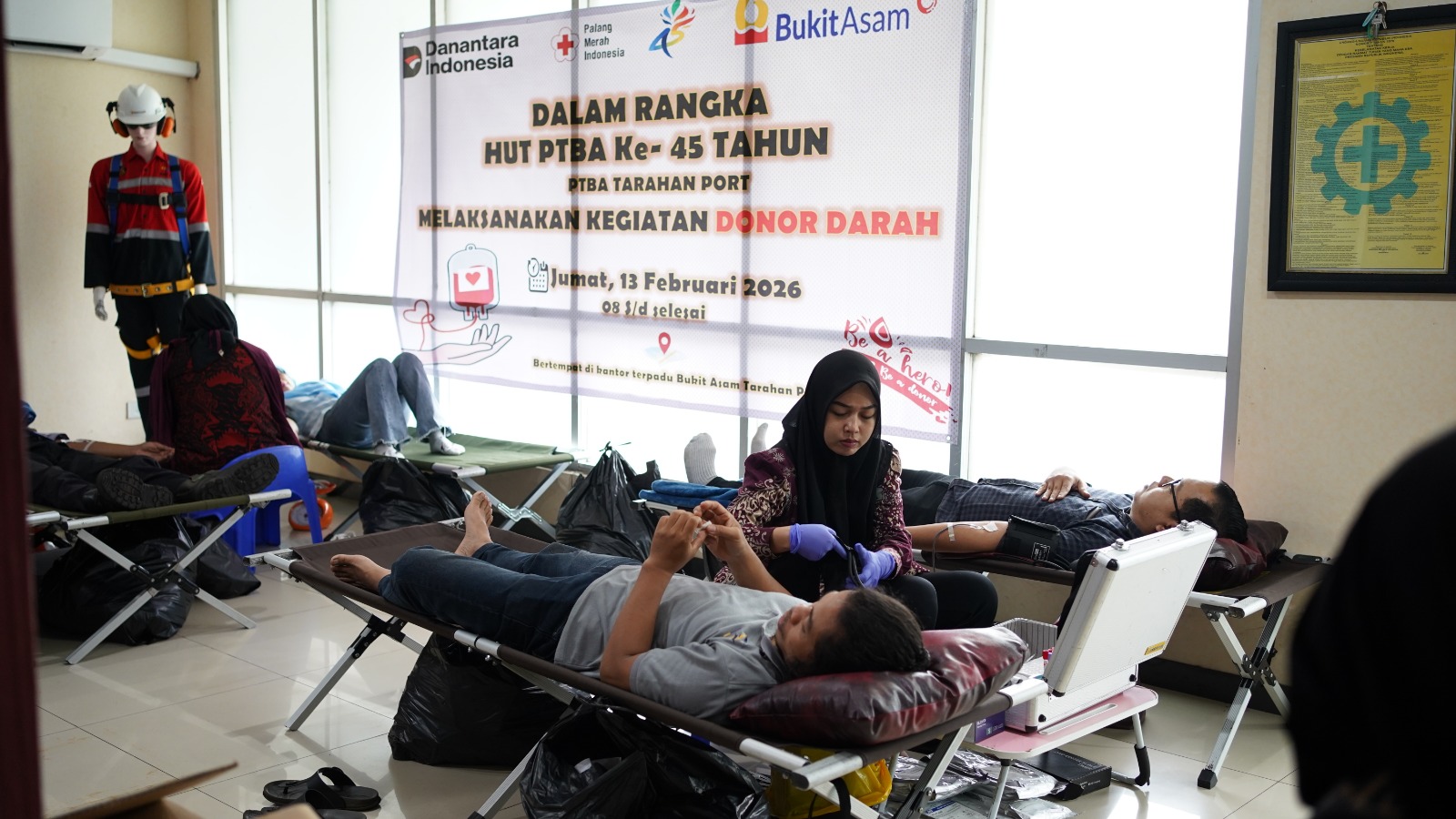 Energi Kebaikan 45 Tahun PTBA Sukseskan Aksi Donor Darah
