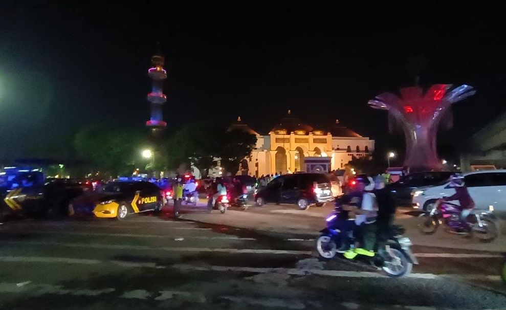 Satlantas Polrestabes Palembang Sediakan Jalur Alternatif di Malam Pergantian Tahun