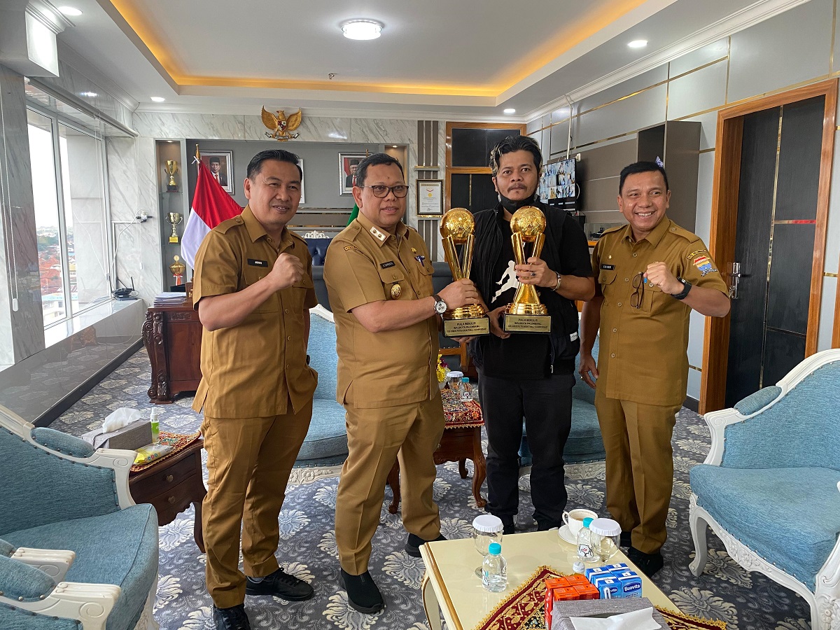 Matangkan Persiapan 3x3 Junior Basketball, General Manager PALTV Audiensi Dengan Pj Walikota Palembang