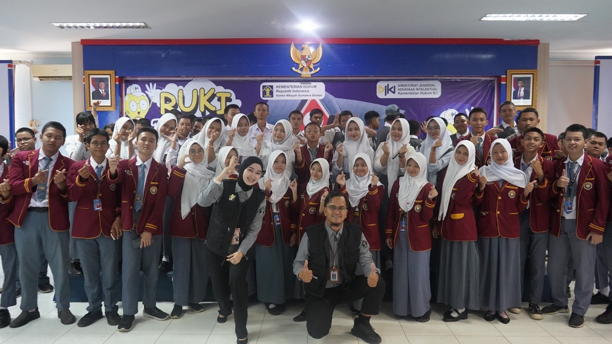 Ratusan Siswa SMK Negeri 2 Palembang Antusias Ikuti RuKI Go To School: Kenali Hak Cipta, Jauhi Plagiarisme!