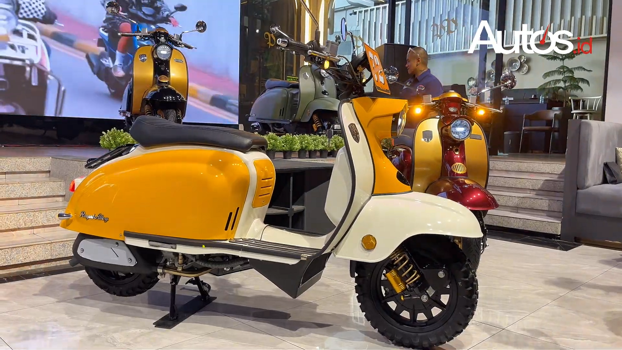 Bergaya Vespa Klasik, Desain 60-an, Royal Alloy GPS 245 Special Resmi Dirilis